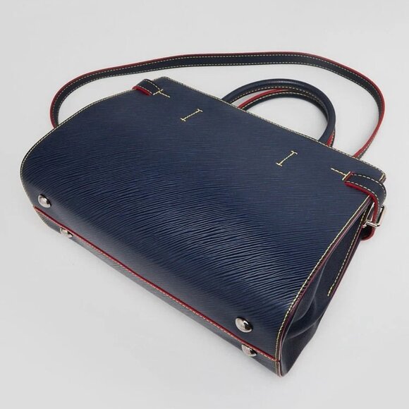 Louis Vuitton Indigo Epi Leather Twist Tote Bag - Picture 3 of 12